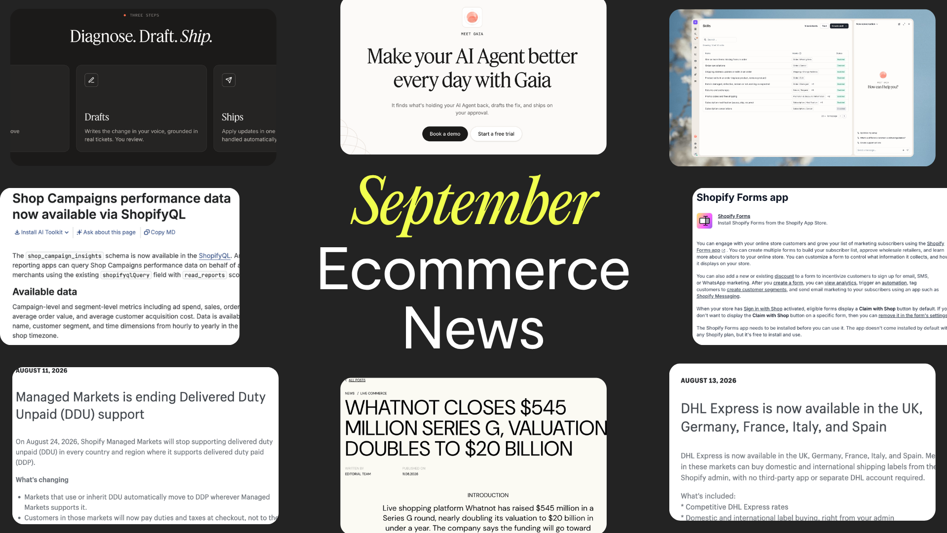 Ecom industry news: September