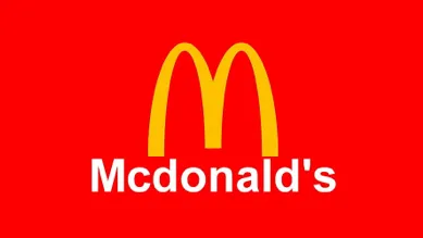McDonald's logo with a yellow 'M' on a red background.