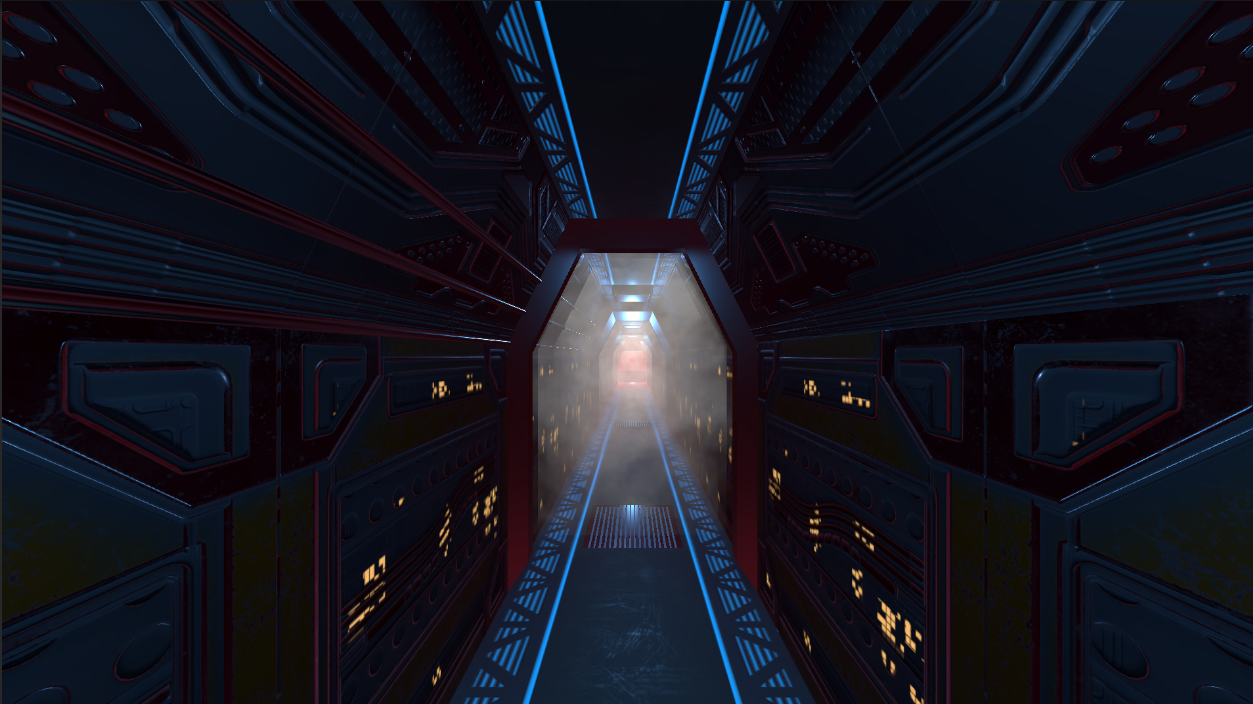 Sci-fi corridor