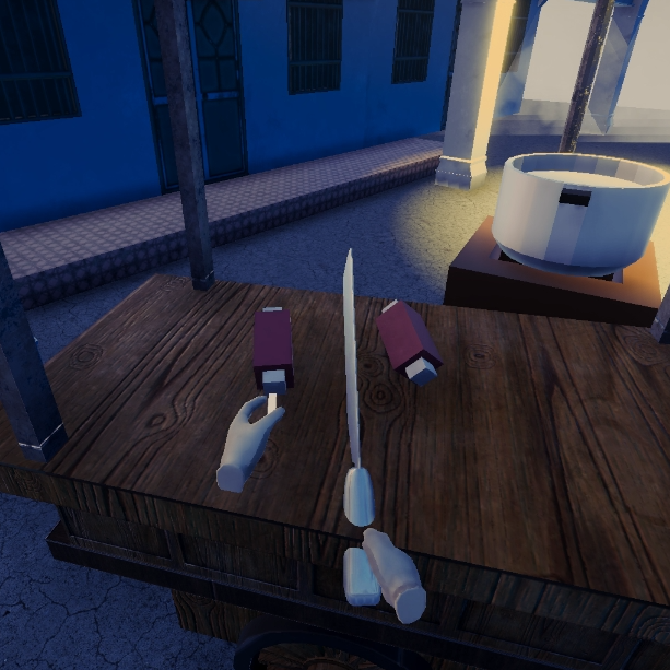 Front view of the property I built in Unity