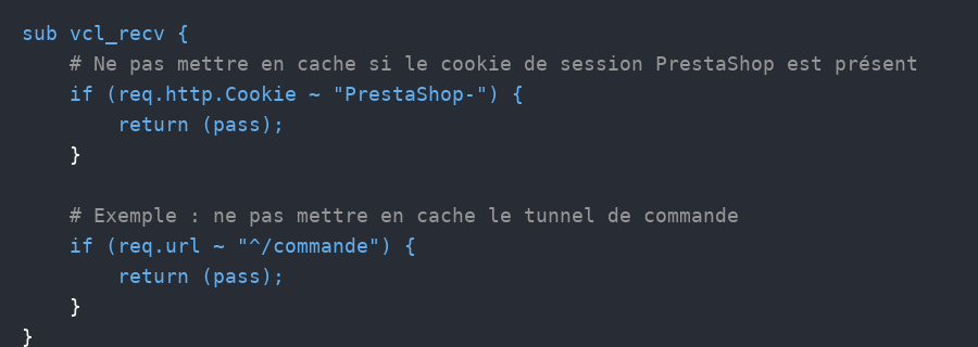 code du fichier de configuration VLC