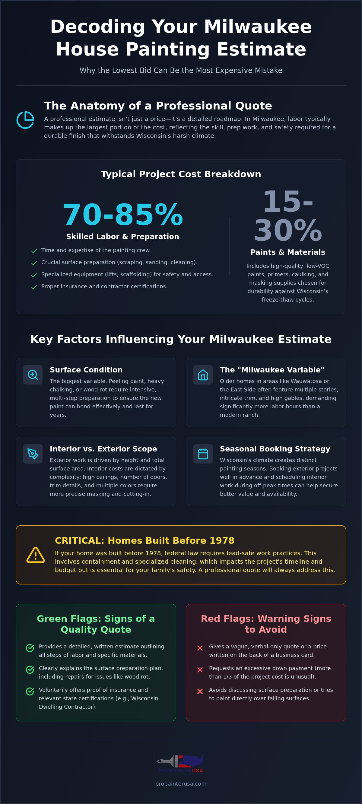 House painting estimates Milwaukee