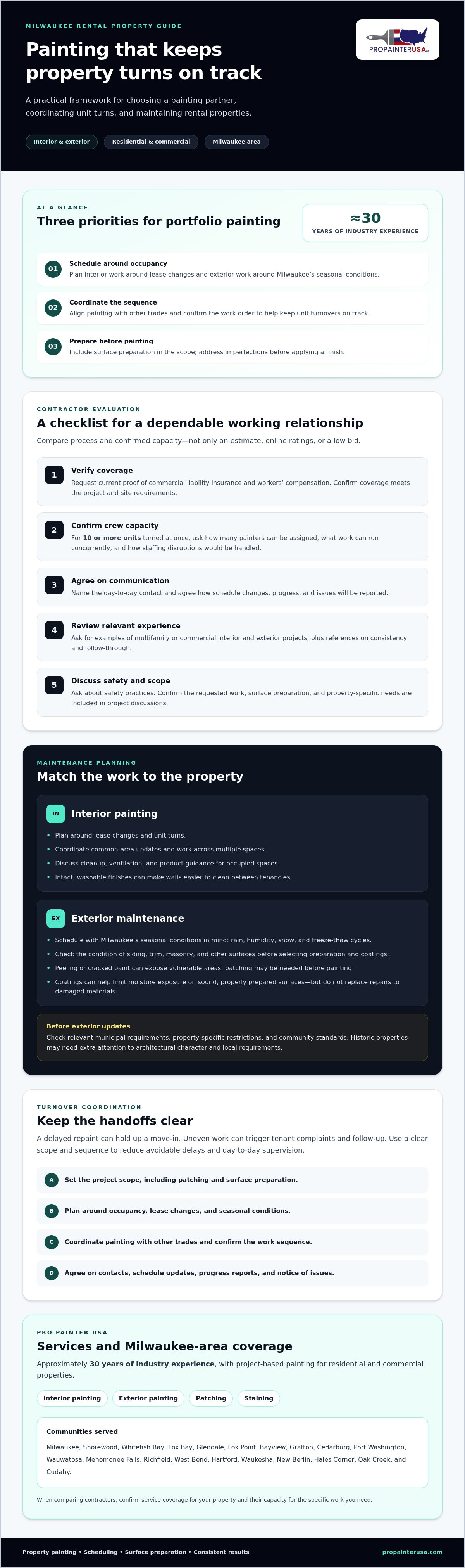 Property management painting contractors
