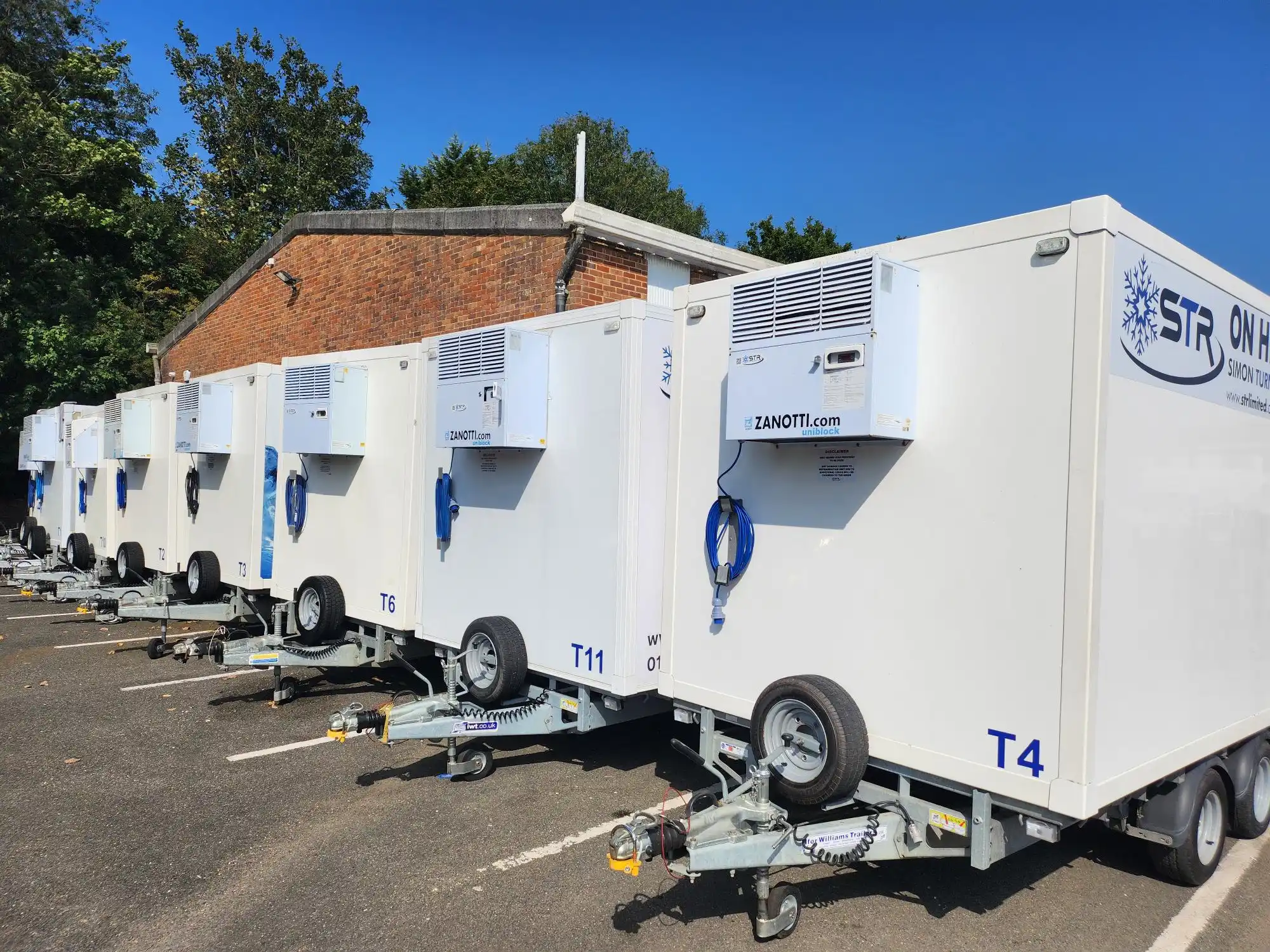 Commercial refrigerated vans