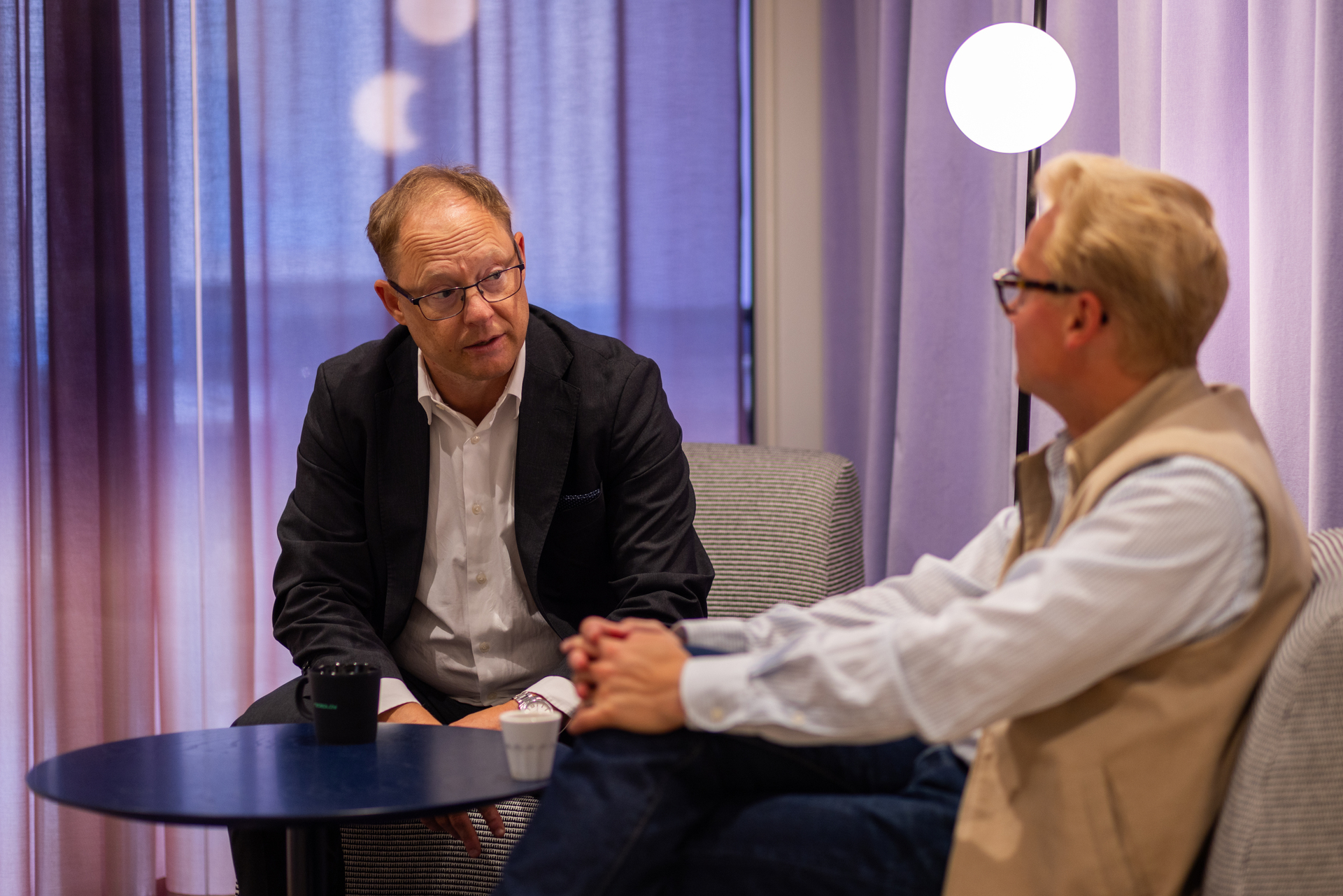 Jonas Dahlberg, Head of Growth at Redeploy, in conversation with an interviewer during a Pulse Check discussion on enterprise AI.