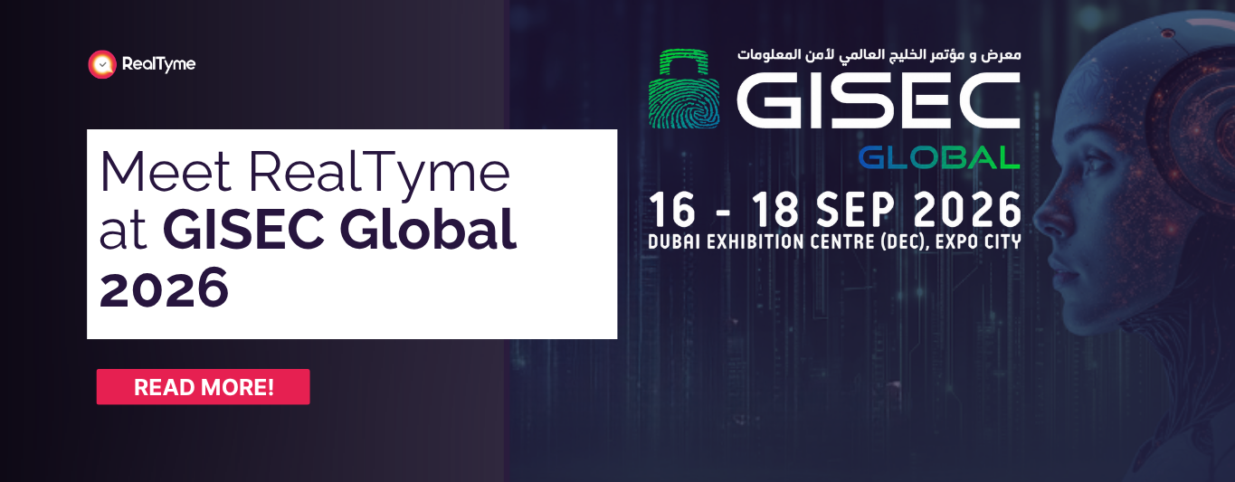 RealTyme joins GISEC Global 2026 in Dubai, 16–18 September, to bring sovereign secure communication to governments, defense agencies, and MSSPs across the region.