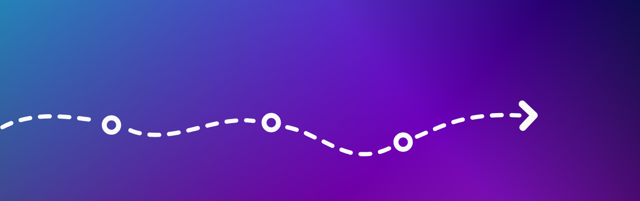 an arrow onward and upward