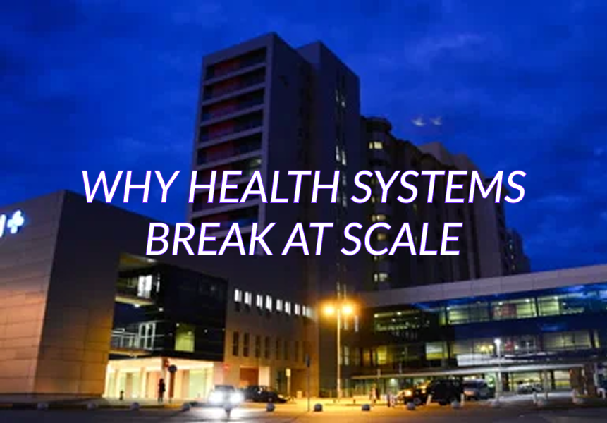 a health system under the weight of scale