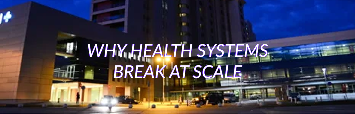 a health system under the weight of scale