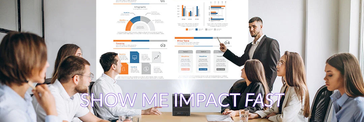 a board meeting showing impact fast