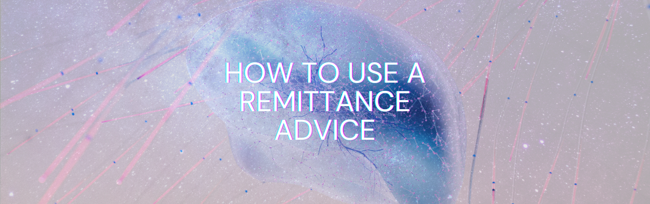 a remittance advice on a brain