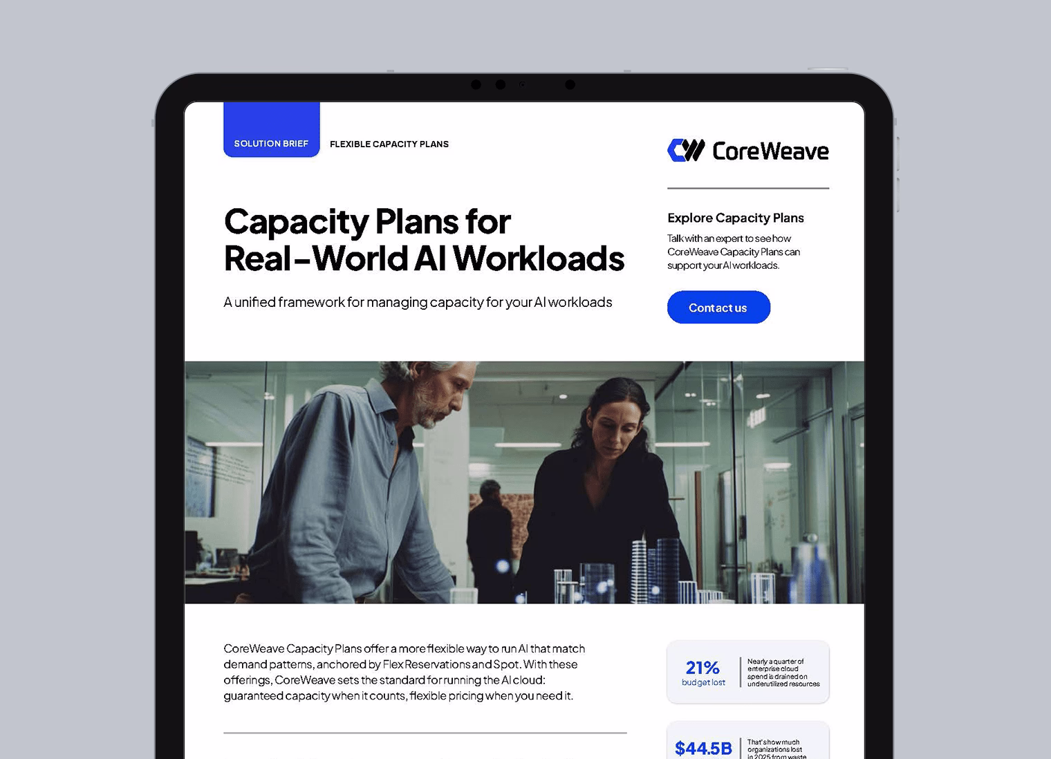 CoreWeave Capacity Plans for Flexible AI