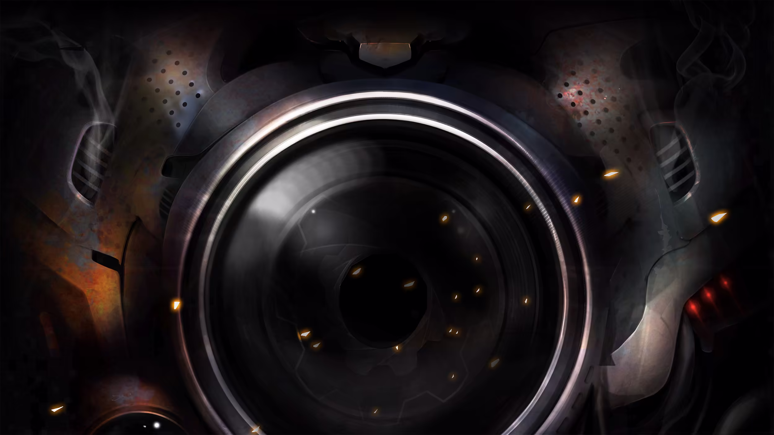 A concept art piece of a robot