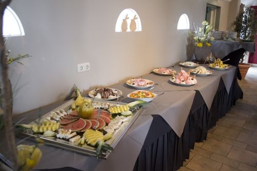 Arrangement warm/koud buffet