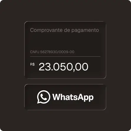 Comprovante de pagamento