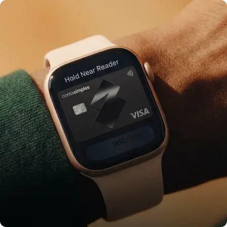 Cartão digital na Smartwatch