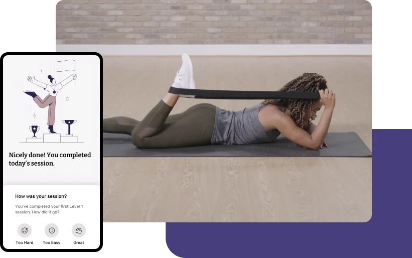 Limber health app and exercise demonstration