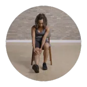 Limber Health heel stretch exercise