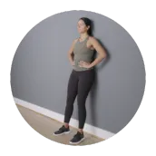Limber Health wall sit exercise
