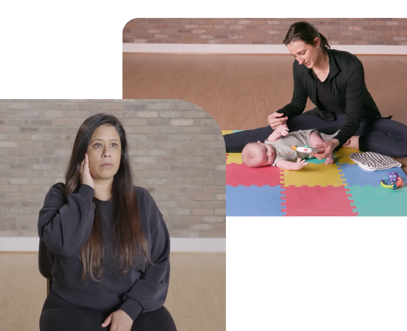 collage of Limber Health exercise videos
