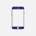 mobile phone icon purple