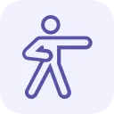 Person reaching with arm