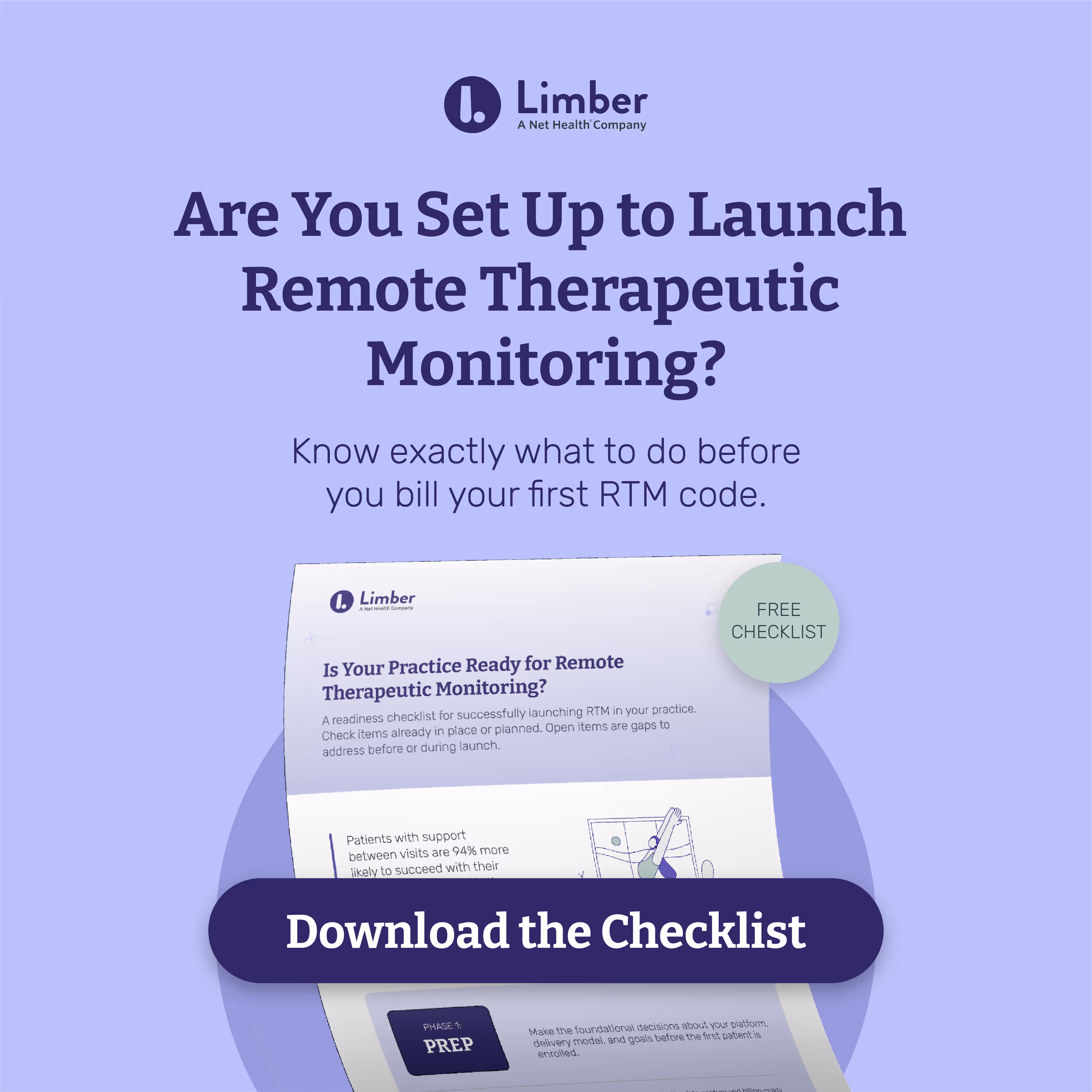 Limber RTM checklist graphic