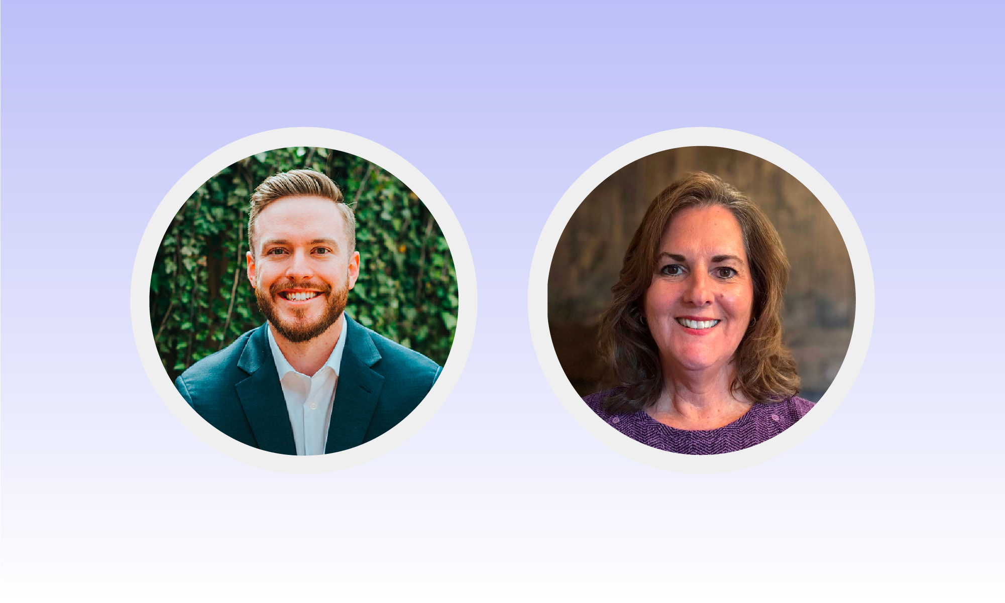 Limber Health's Evan Kuhl & USPh Jayne Fleck Pool headshots