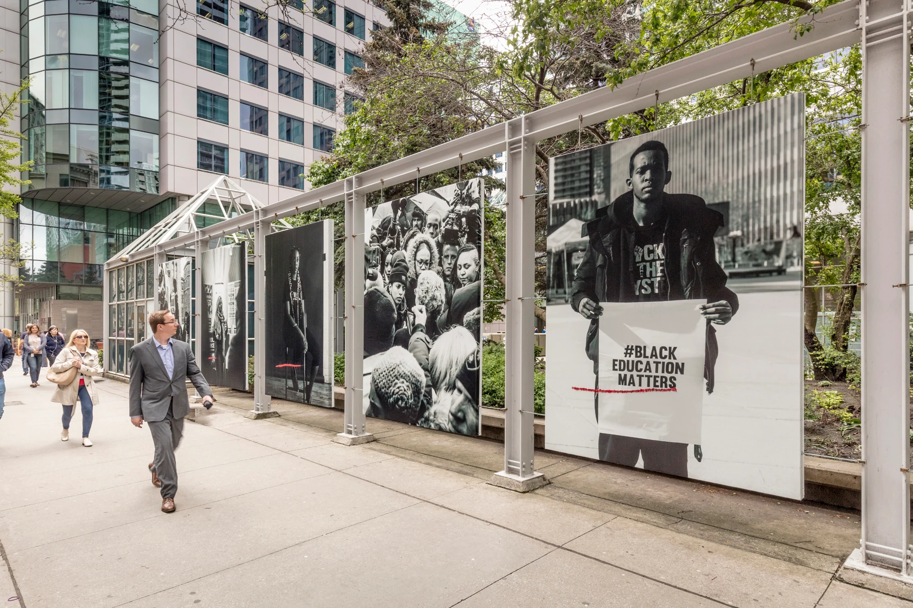 Jalani Morgan's work at the Scotiabank CONTACT Photography Festival 2017 in Toronto, Canada. Image kindly supplied by the organisation.