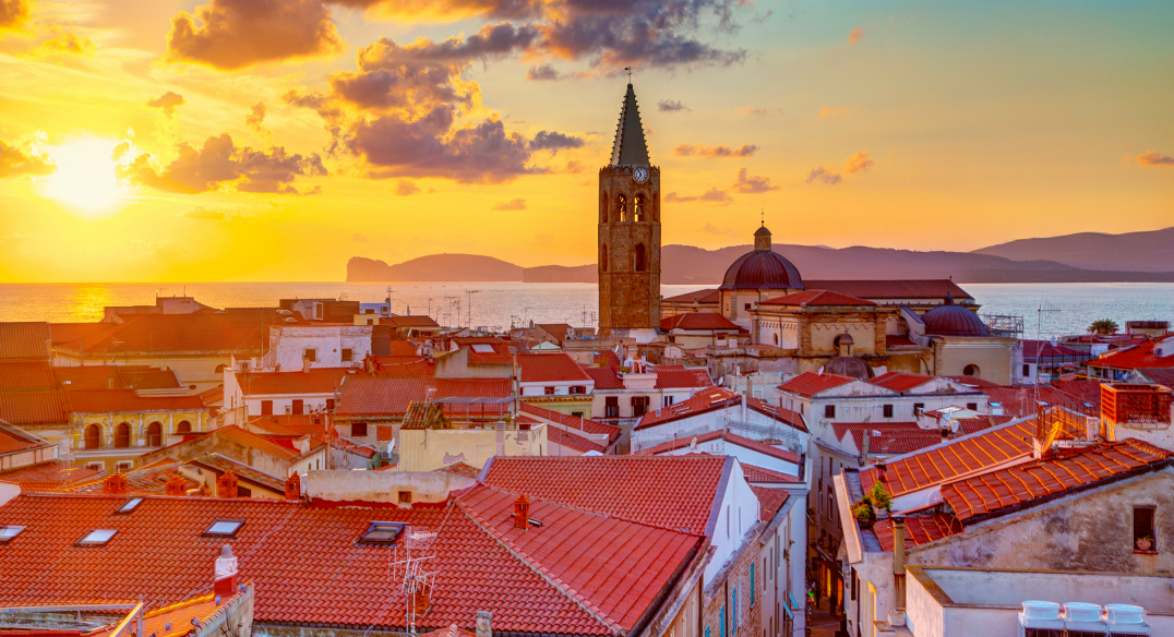 Sonnenuntergang Alghero (einfache Lizenz)