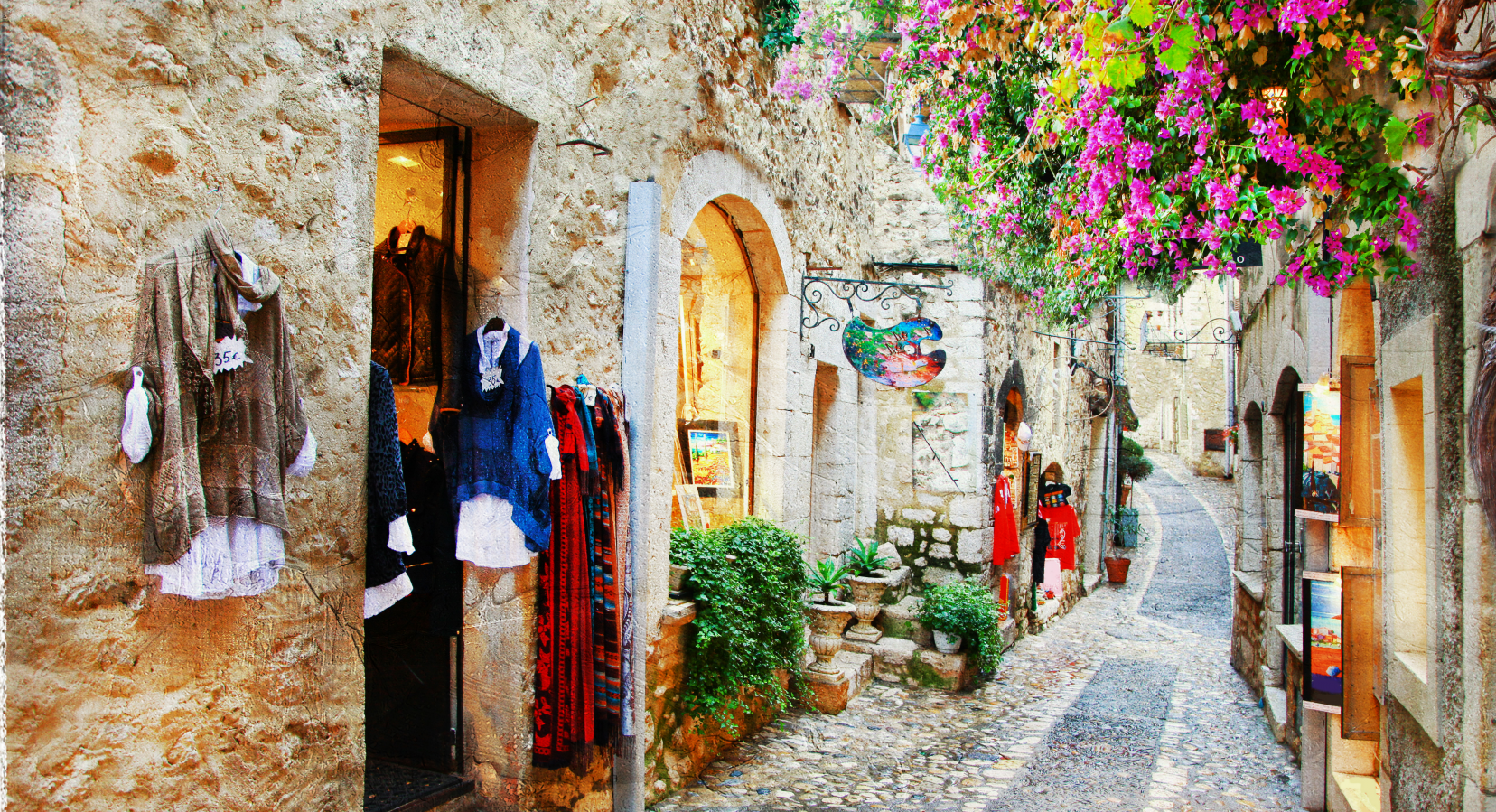 Saint Paul de Vence -Strasse (einfache Lizenz)