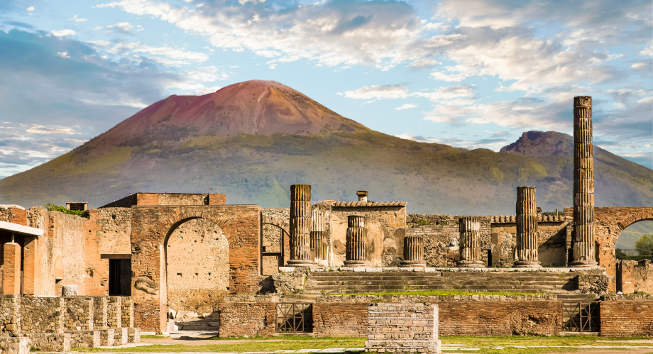 Vesuv und Pompeii