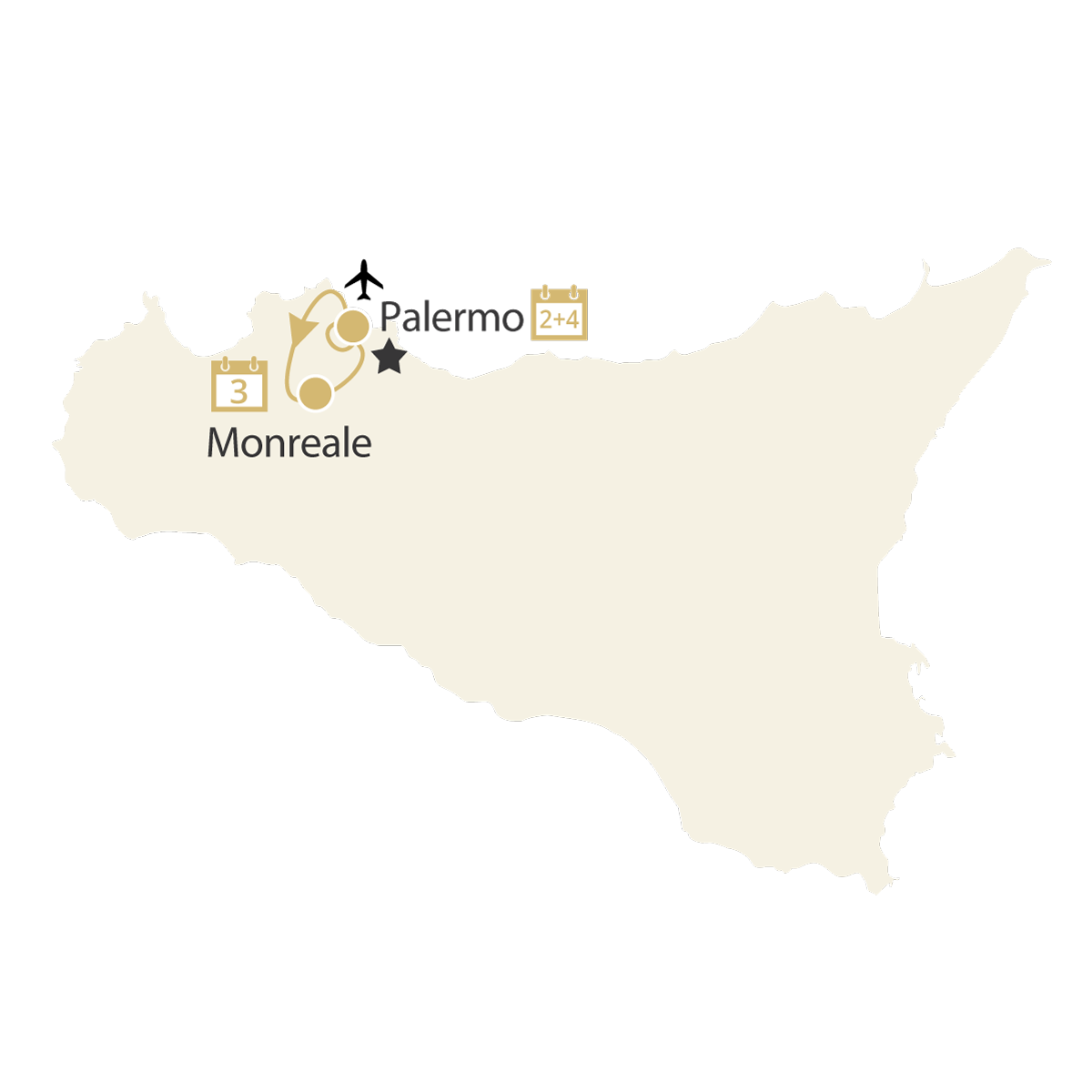 Kultur & Adel im winterlichen Palermo