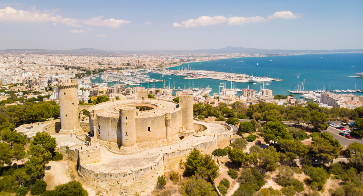 Blick über Palma de Mallorca (einfache Lizenz)