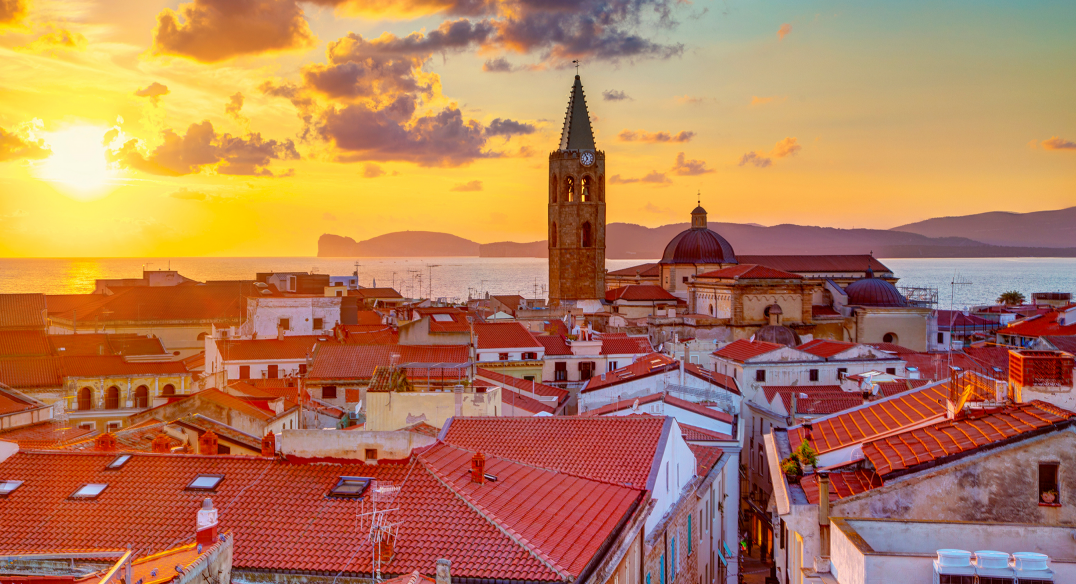 Sonnenuntergang Alghero (einfache Lizenz)