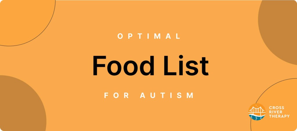 optimal food list/diet for autism