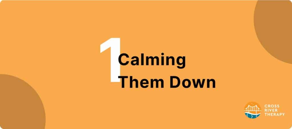 calming an autistic child