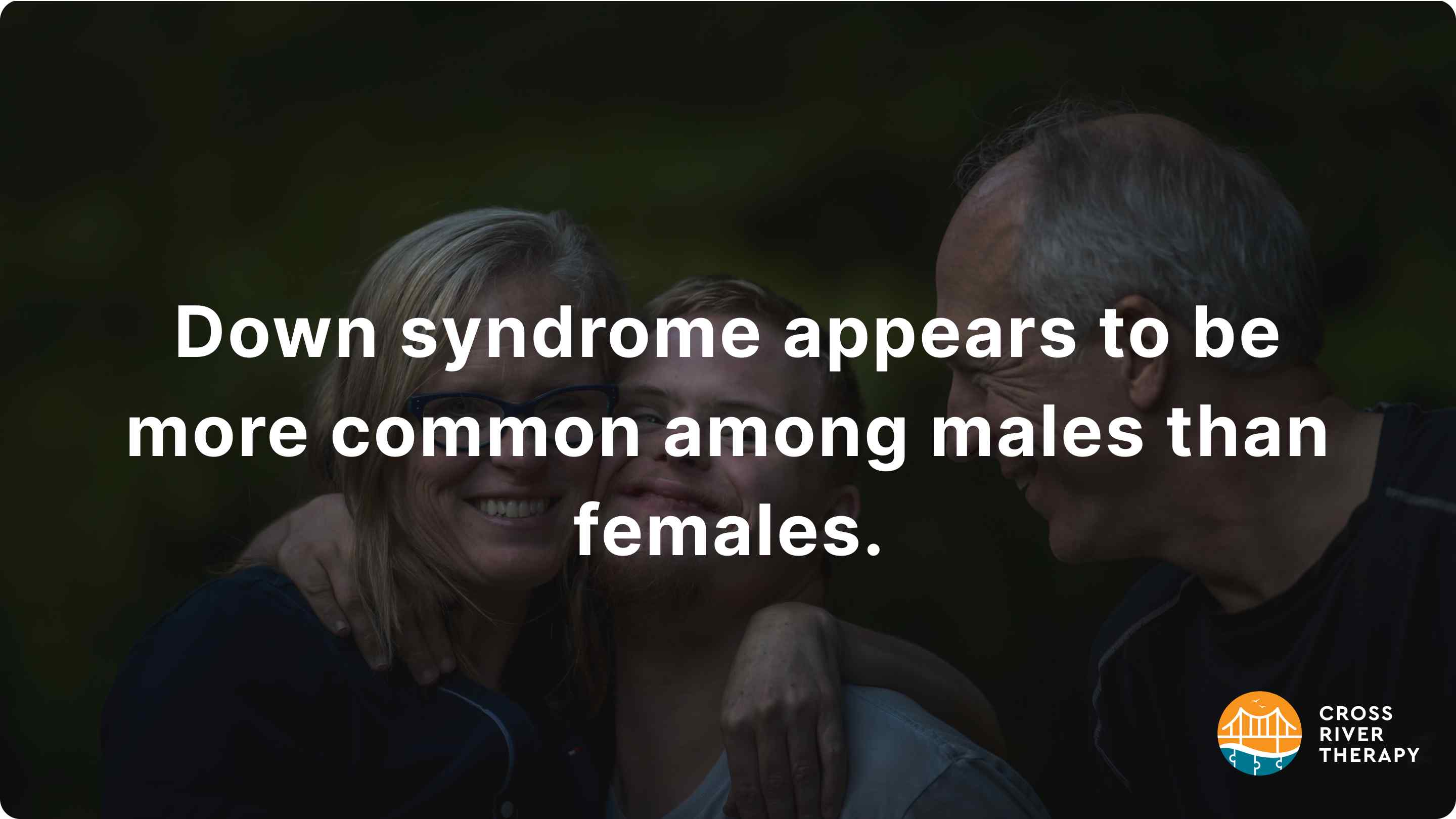 more common down syndrome gender