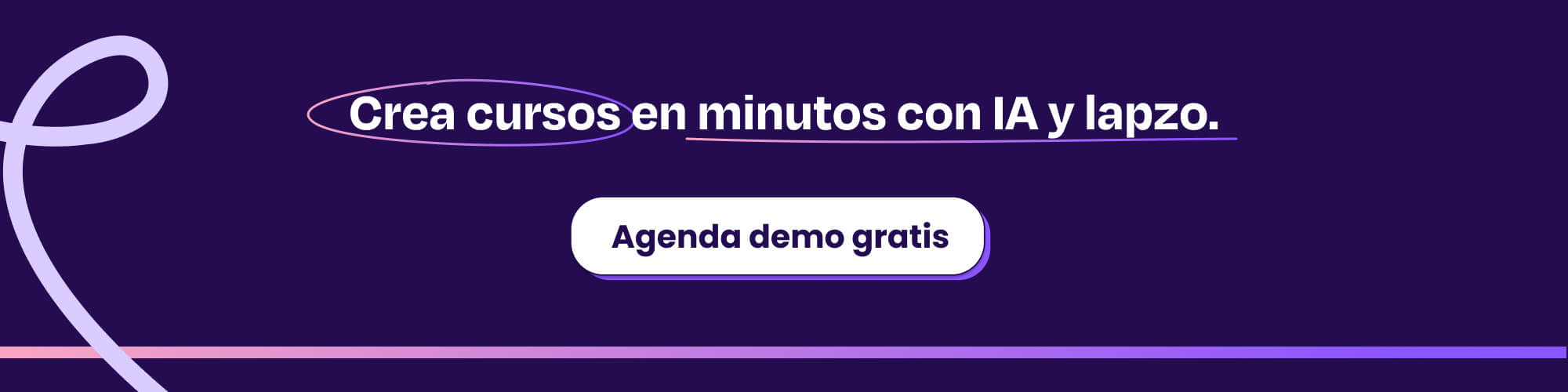 Crea cursos en minutos con IA y lapzo.