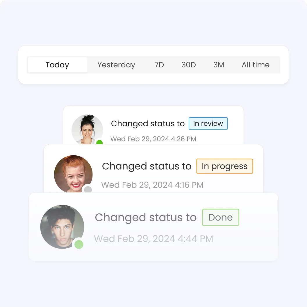 activity log preview