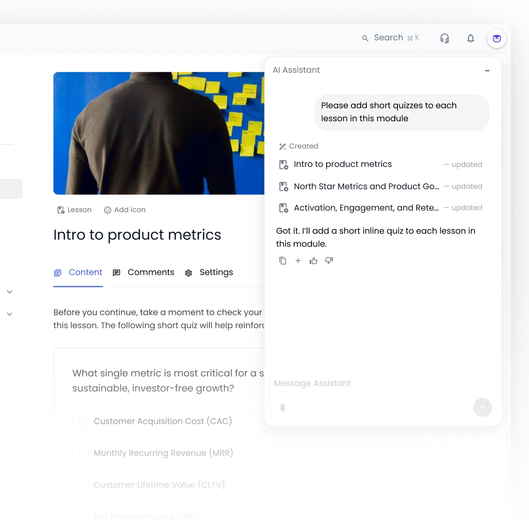 advanced ask ai functionality