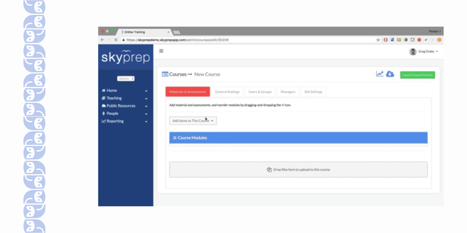 SkyPrep Interface