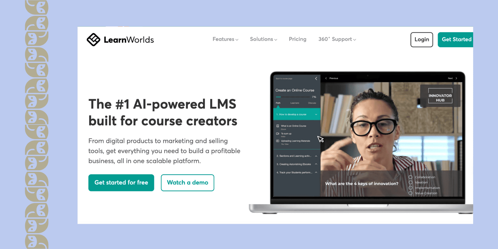 LearnWorlds – Best LMS Example for E-Learning Entrepreneurs