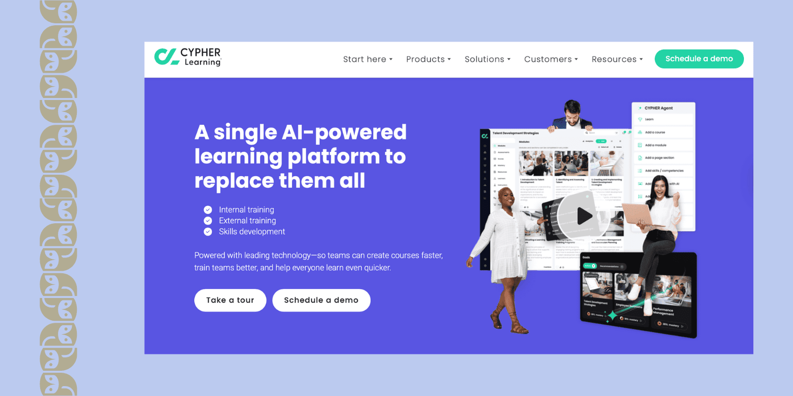 Cypher Learning: SaaS LMS for Organizations to Upskill Employees