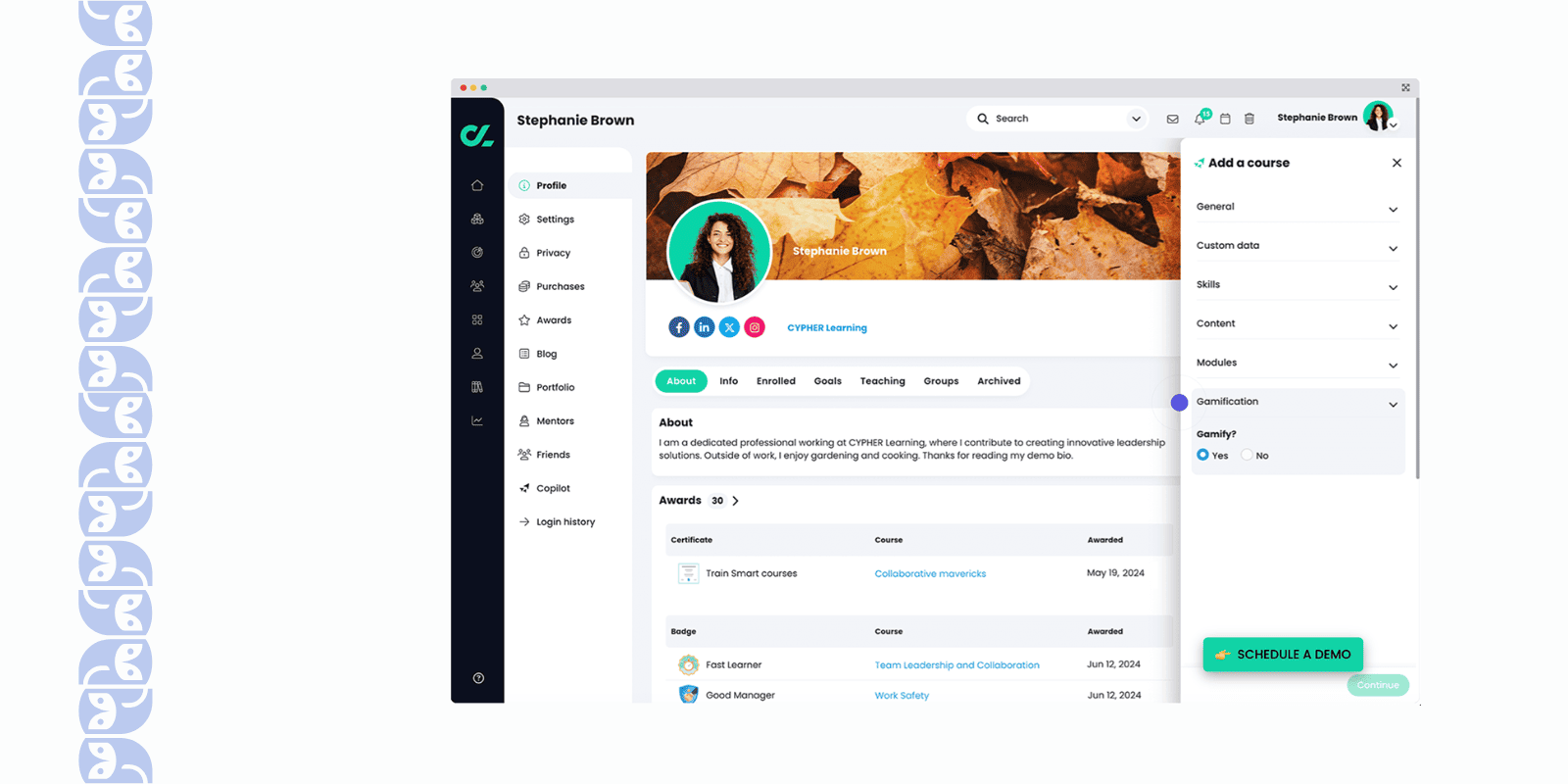 CYPHER Learning Interface
