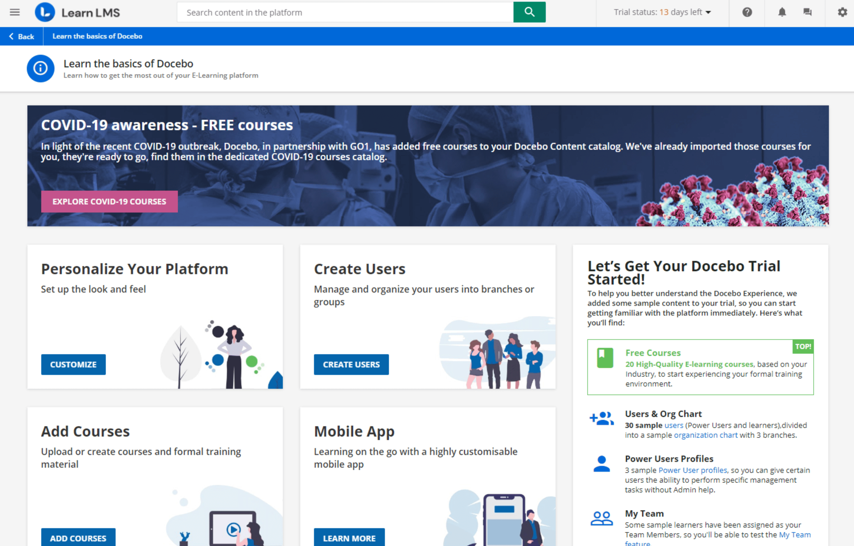 User Experience & Ease of Use Docebo