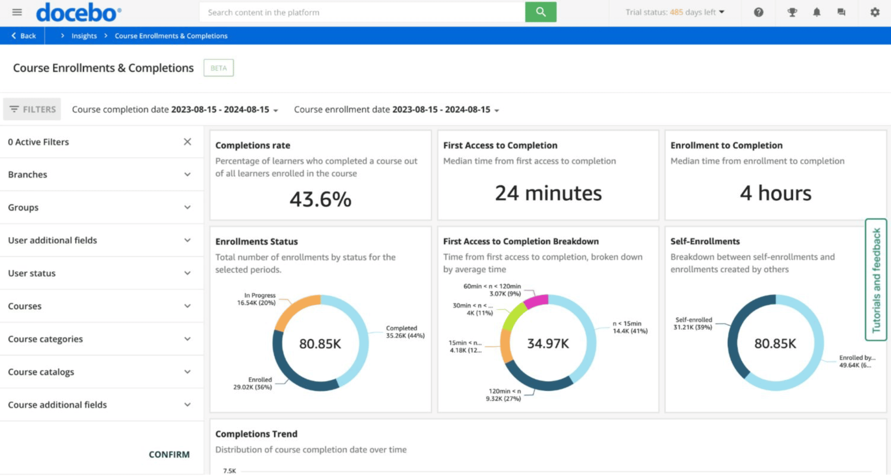 Reporting & Analytics Docebo