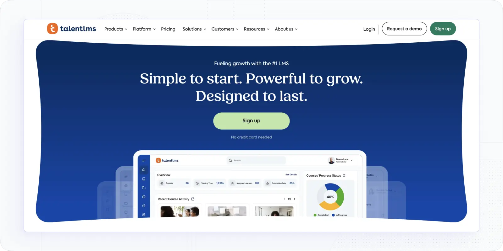 TalentLMS – Budget-Friendly, No-Frills LearnUpon LMS Alternative 