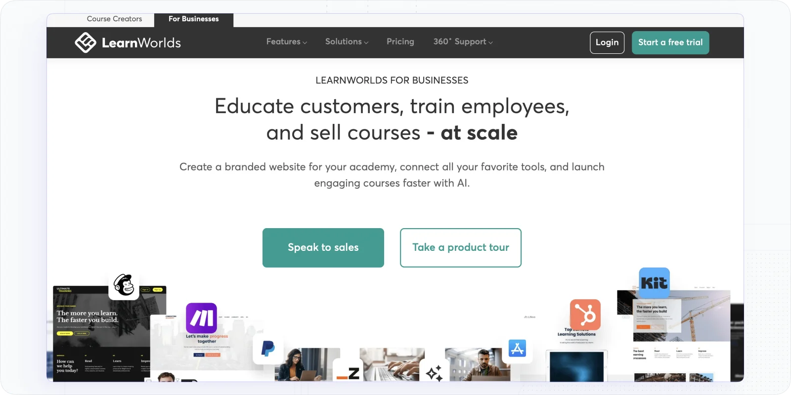 LearnWorlds – Highly interactive online course creation