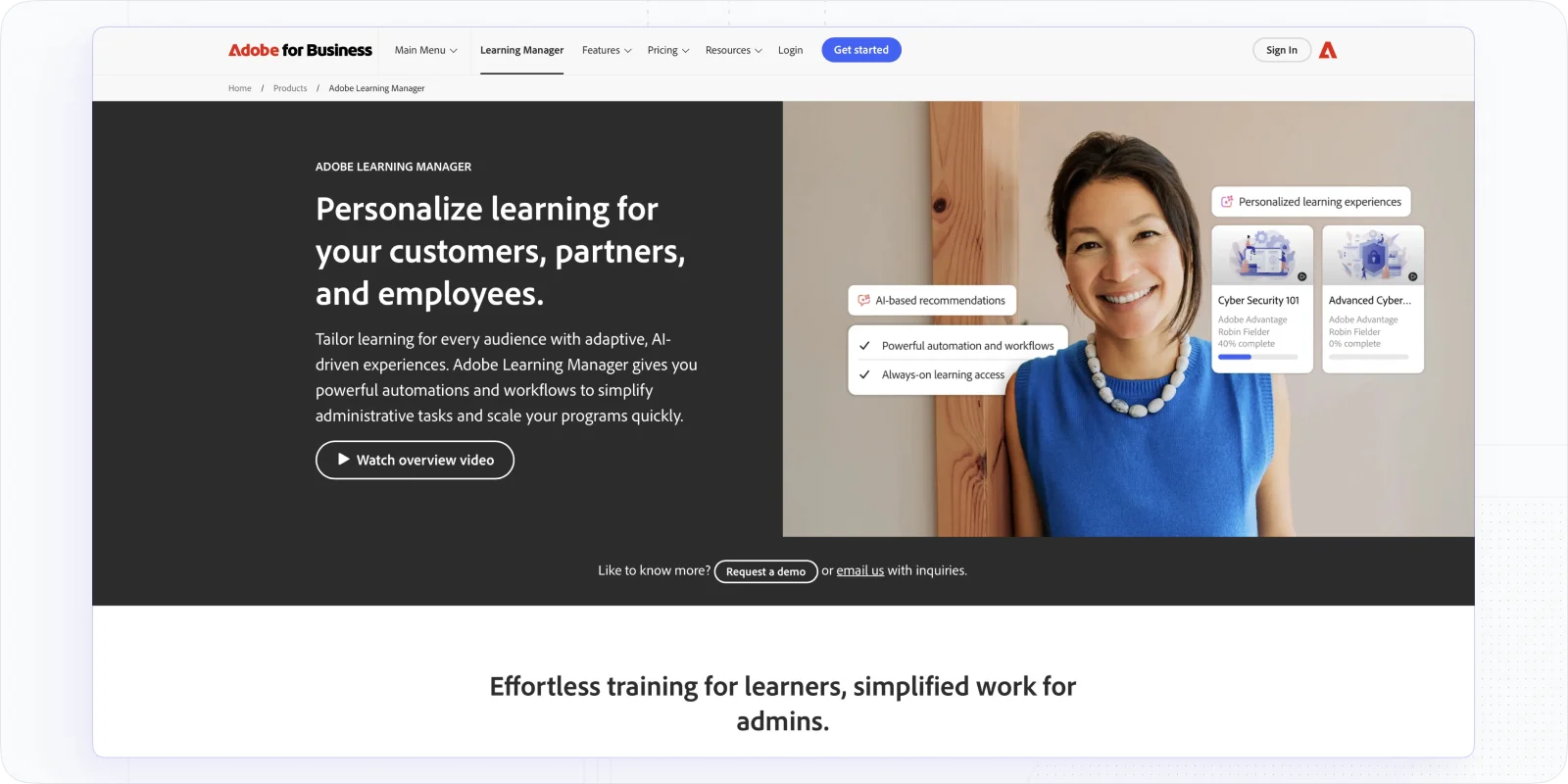 Adobe Learning Manager: Suite For Interactive Training